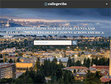 Tablet Screenshot of collegevibe.com